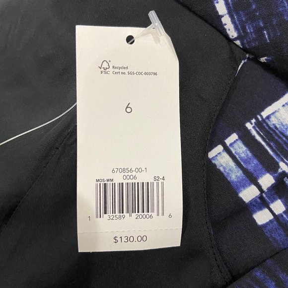 NWT - Banana Republic Dress - Plaid Sz 6 - Picture 2 of 8